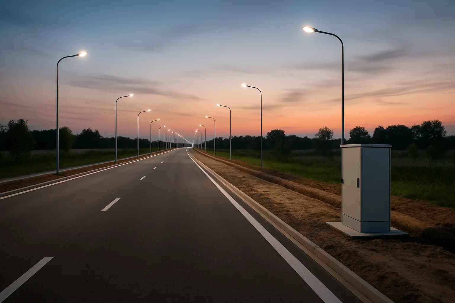 PLC in street lighting